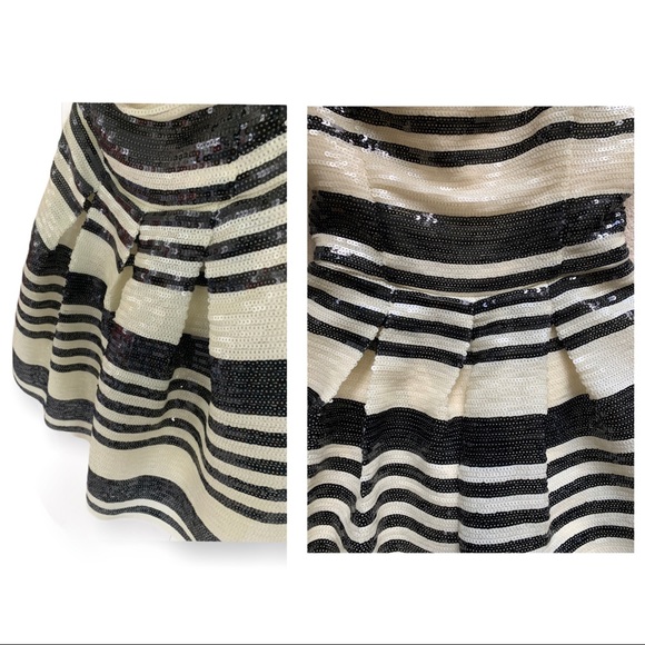 bebe Strapless Sequin Fit n Flare Party Dress - Picture 8 of 14